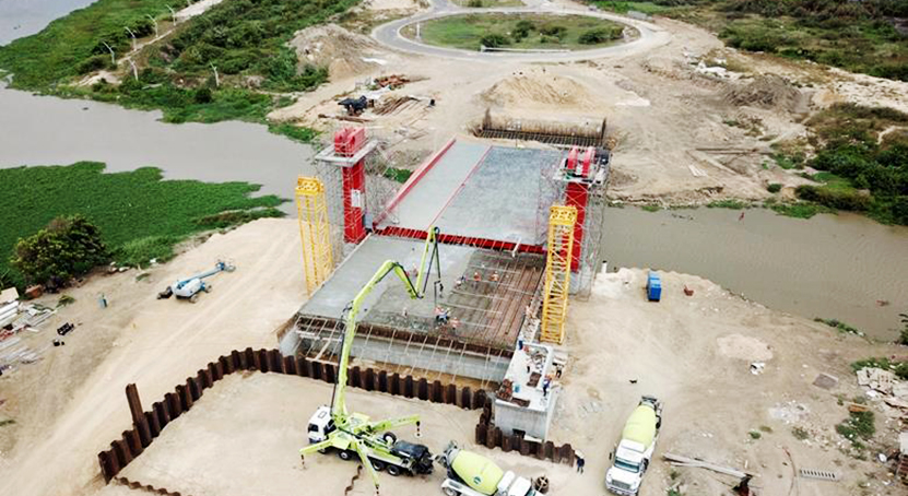 El primer puente levadizo en Colombia