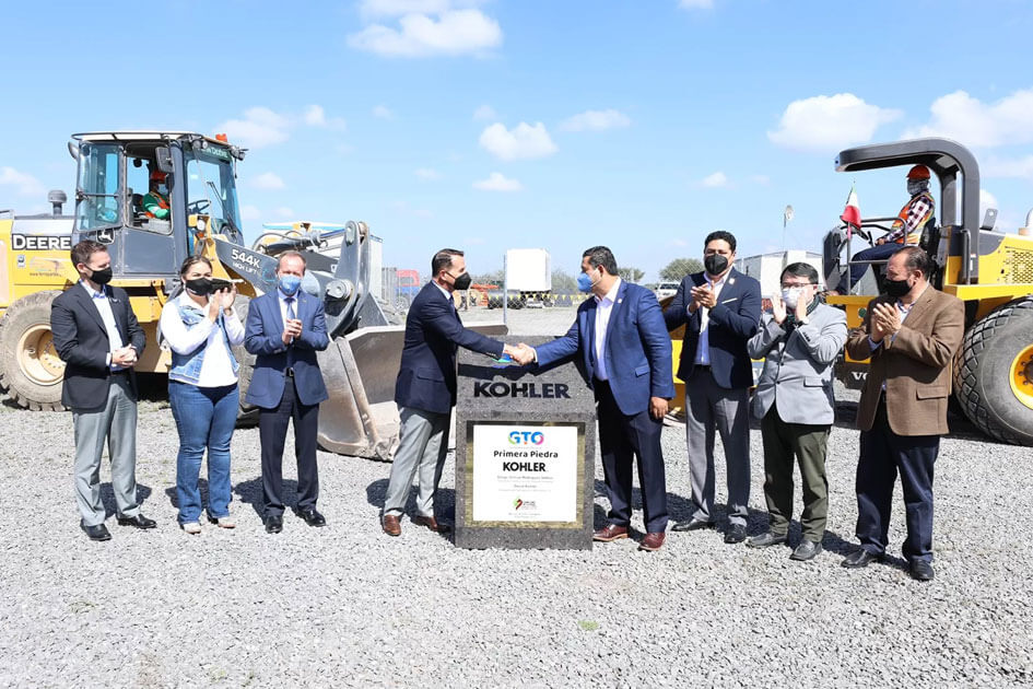 Inician construcción de la nueva planta de Kohler en Guanajuato