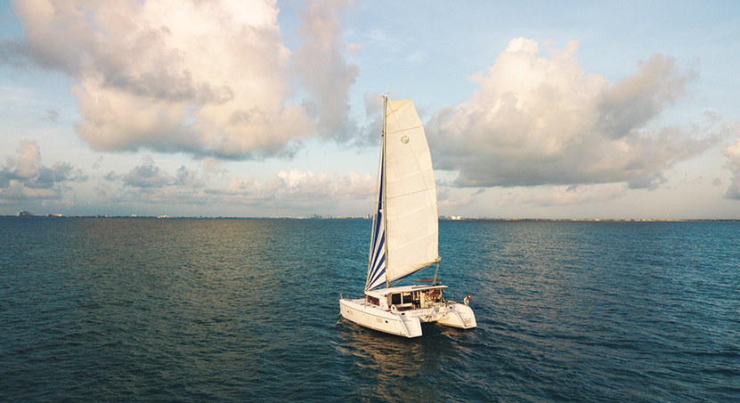 Navegación en catamarán