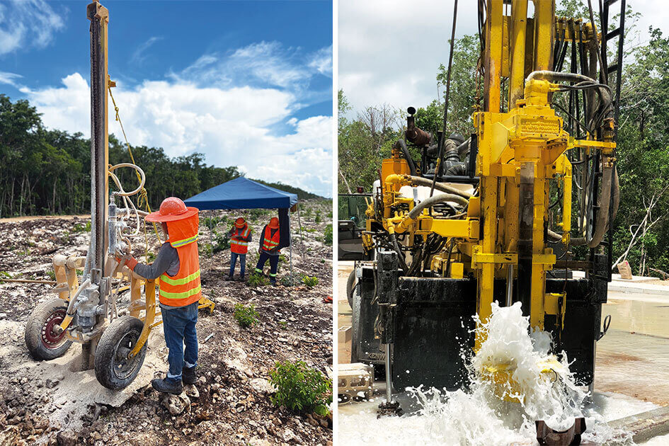 Perforaciones profundas para la construcción